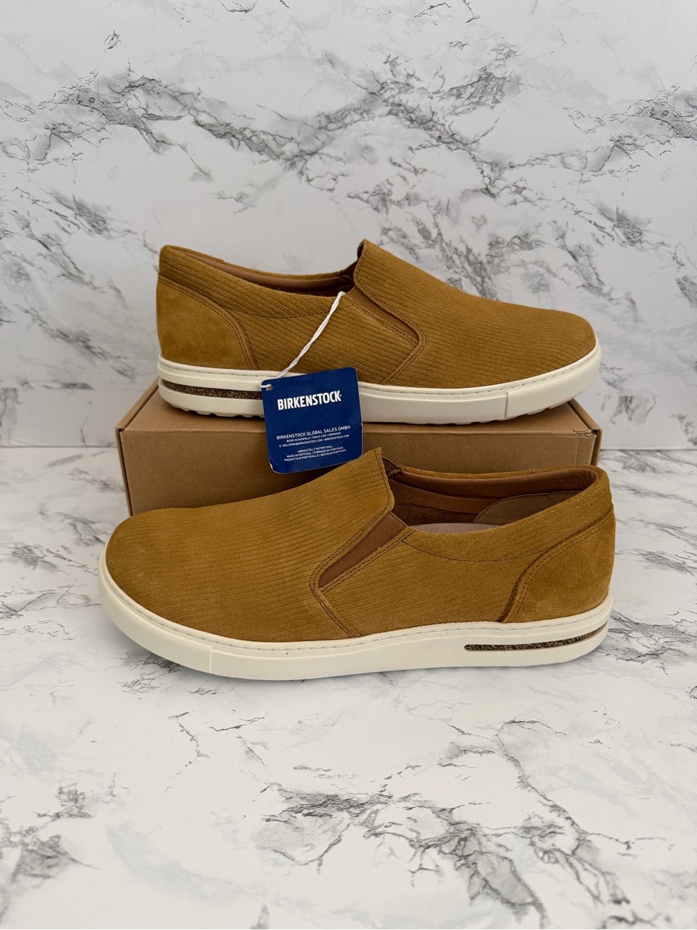 Birkenstock Oswego Suede Leather Casual Shoes Footbed Made in Portugal Size 11